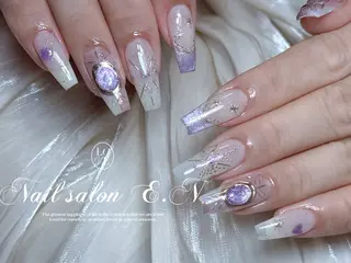 ネイル E.N🦋 長さ出し/持ち込みのネイルデザイン