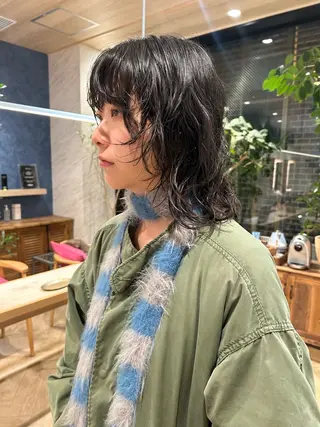 ミディアム パーマ tricca  ginza所属・ボブ・レイヤー ・パーマ【iri】のヘアスタイル