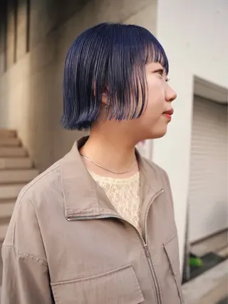 ショート カラー デザイン/レイヤー Kaito🐩/栄のヘアスタイル