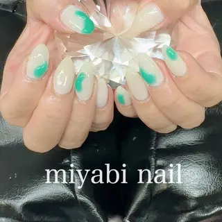 ネイル miyabi nail 桂川駅近くのネイルデザイン