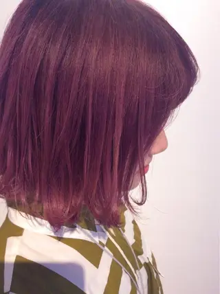 ショート ミディアム カラー 堀江/心斎橋/西大橋 四ツ橋【Vers】のヘアスタイル