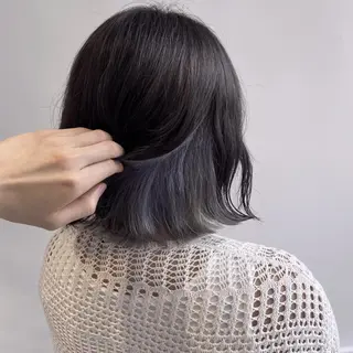 ミディアム カラー メンズ縮毛矯正 ♠️店長下平隼人のヘアスタイル