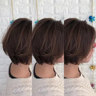 ショート カラー 金沢 広美のヘアスタイル