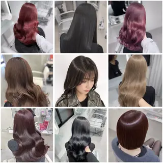カラー 谷 ほのかのヘアスタイル