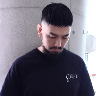 ショート カラー パーマ ヘアアレンジ メンズ BRUNTJET所属・MAEDA MADOKAのヘアスタイル