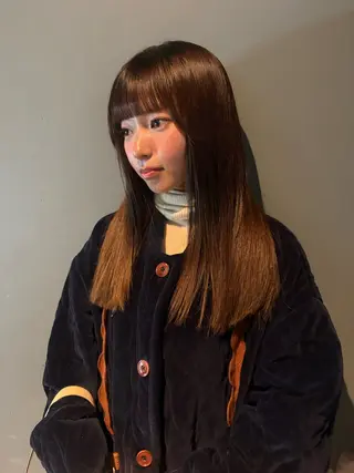 ロング カラー ハイトーン レイヤー🎀meiのヘアスタイル