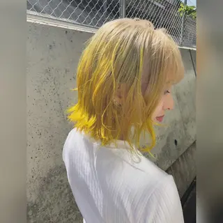 ミディアム カラー 圧倒的美髪ストレート ツダケイタロウのヘアスタイル