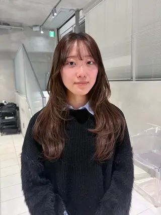 ロング ハイトーン/くすみ カラー seina★のヘアスタイル