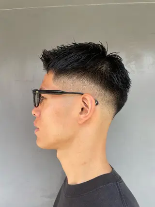 ショート メンズ FADE&LINE登戸店所属・🔥メンズ専門 美容師🔥 柳澤陵心のヘアスタイル