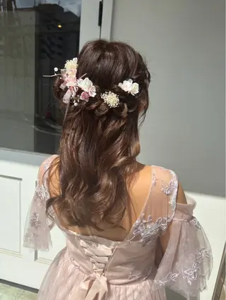 ロング ヘアアレンジ Reve  resort所属・美髪× ヘアセット✨Araiのヘアスタイル