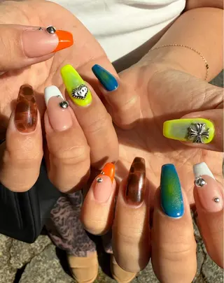 ネイル AURORA eyelash&nail salon アメ村店所属・🌏AURORA | RiRi🪐のネイルデザイン