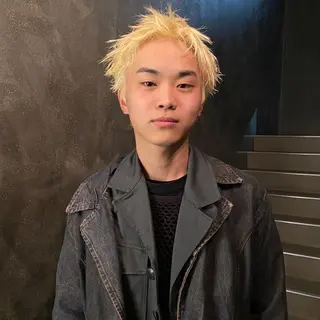 ショート カラー メンズ ニュアンスデザイン/ SHOUTOのヘアスタイル