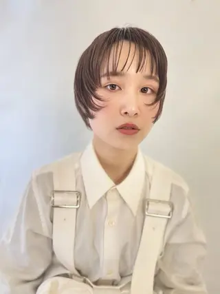 ショート 藤尾 萌々のヘアスタイル