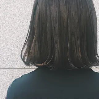 ミディアム カラー ヘアアレンジ 酒井 麻里のヘアスタイル