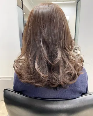 セミロング カラー パーマ ヘアアレンジ 【池袋/スパイキー ショート】ⓝⓘⓜⓤのヘアスタイル