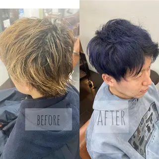 カラー メンズ times salon名駅所属・久木原 ゆりのヘアスタイル