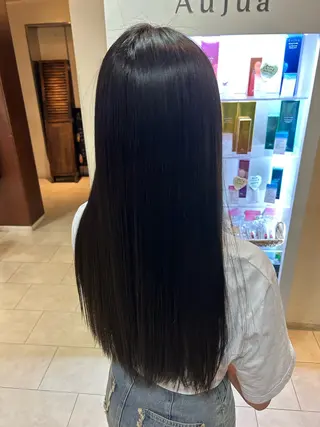 ロング 🍒暖色カラー🍒 ✨髪質改善✨西村亜弥のヘアスタイル