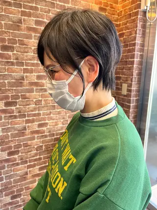 ショート カラー パーマ ヘアアレンジ メンズ キッズ ネイル マツエク・マツパ アイブロウ times salon名駅所属・久木原 ゆりのヘアスタイル