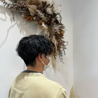 パーマ 松本 玲菜のヘアスタイル