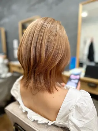 ミディアム カラー Alpha 【abiko】加藤駿のヘアスタイル