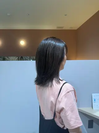 ミディアム カラー RosierBlue 工藤のヘアスタイル