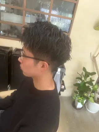 ショート メンズ 鹿児島 TSUBASAのヘアスタイル