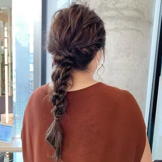 ロング ヘアアレンジ サソウ ユリエ🥥のヘアスタイル