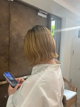 AO所属・ボブ/ハイライト🦓 /harukaのヘアスタイル