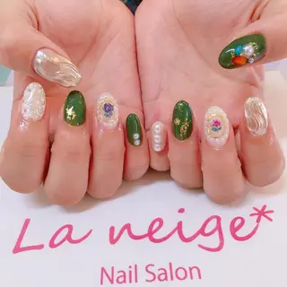 ネイル La neige* yuki 🥯🍑のネイルデザイン