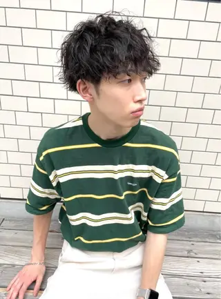 ミディアム 渋谷 メンズヘア⭐️ タニグチヨシユキのヘアスタイル