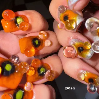 ネイル posa nail モエミのネイルデザイン