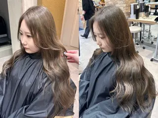 ロング カラー 【髪質改善】 優菜のヘアスタイル
