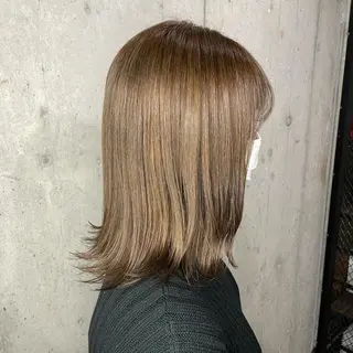 セミロング カラー パーマ ヘアアレンジ メンズ ボブヘアカット Rikapi❤️のヘアスタイル