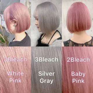 ミディアム カラー 💕ブリーチ/ヘアメ 🎀YUUKAのヘアスタイル