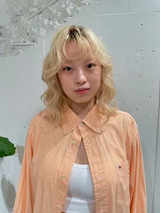 ミディアム yearn所属・naho✂︎bob/ layerのヘアスタイル