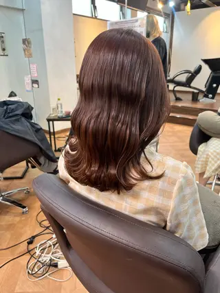 ミディアム 🍒Ayana🍒 艶カラー🍒のヘアスタイル