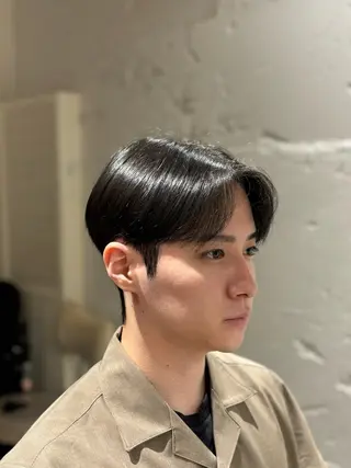 ショート パーマ メンズ 韓国メンズヘア/ ダウンパーマ/歩夢のヘアスタイル