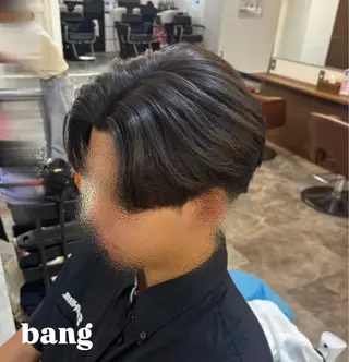 ショート メンズ 🌙透明感カラー／ 丁寧施術｜松本のヘアスタイル