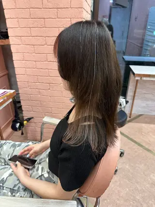 艶暖色/ベージュ SAKI💜のヘアスタイル