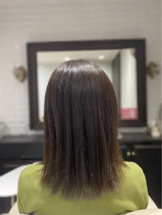 ミディアム カラー 波巻き、ツイスト パーマモデル募集中のヘアスタイル