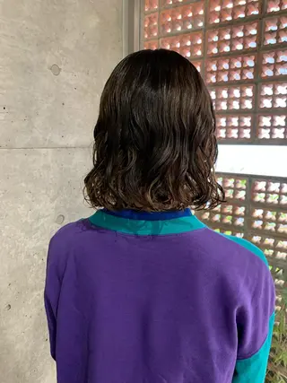 パーマ ボブパーマコテ巻き風 パーマNo1深江秀平のヘアスタイル