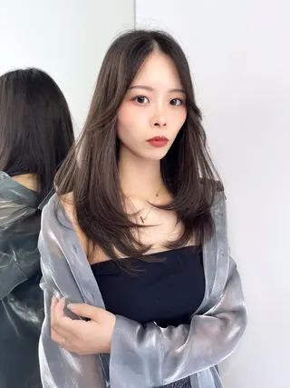 ロング カラー 韓国ヘア/髪質改善 TAKAHIROのヘアスタイル