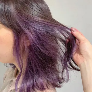 ミディアム カラー minami🪷 暖色カラーのヘアスタイル