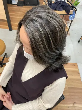 ミディアム SALOWIN京都河原町Suite店所属・✨石乃宮 龍✨京都河原町✨のヘアスタイル