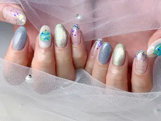 ネイル Queennail 北堀江Yumiのネイルデザイン