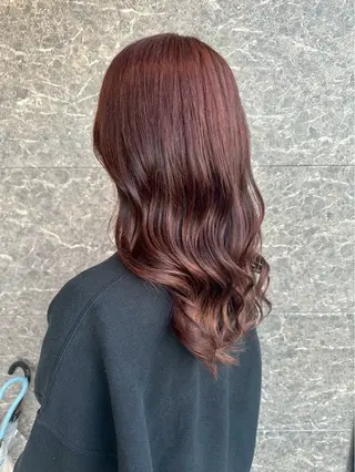 セミロング りな/ツヤカラー/ 豊橋美容院のヘアスタイル