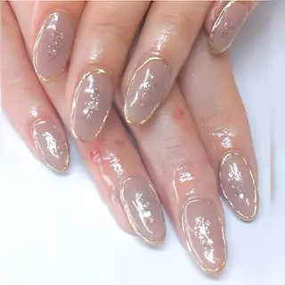 セミロング AQUA nailのネイルデザイン