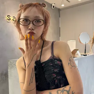 ショート カラー ハイトーン／bob 美容師🧁SONAのヘアスタイル