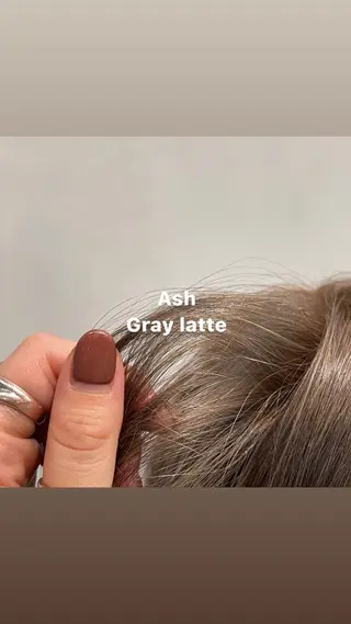 カラー いまかわ ゆなのヘアスタイル