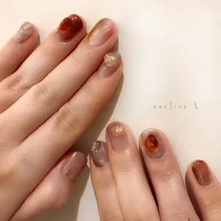 ネイル Yuriko Omi パラジェル/渋谷のネイルデザイン